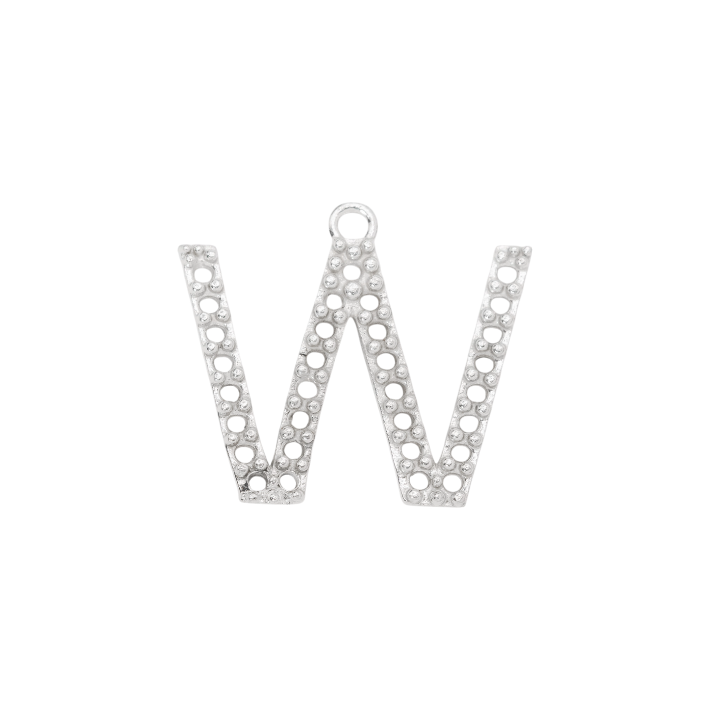 15mm Letter W Pendant Casting