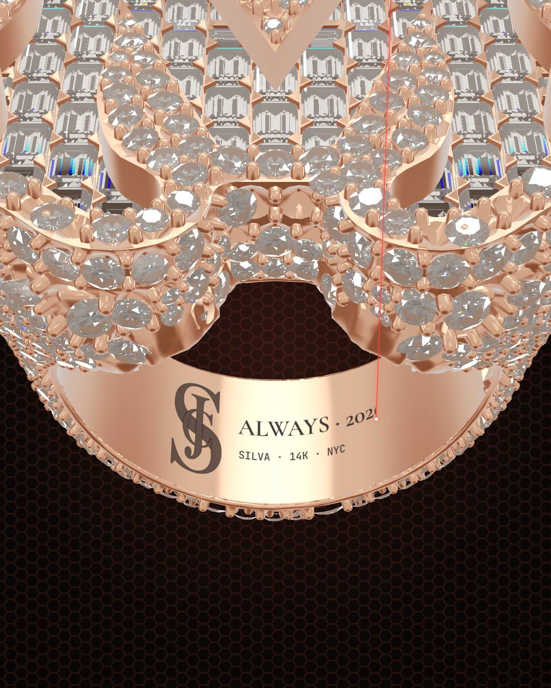 Inside the band: SJC monogram and engraving