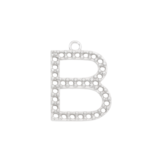 15mm Letter B Pendant Casting