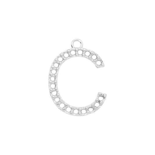 15mm Letter C Pendant Casting