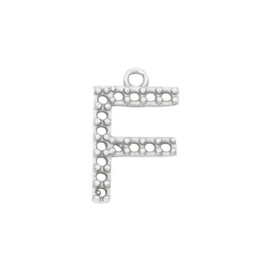 15mm Letter F Pendant Casting