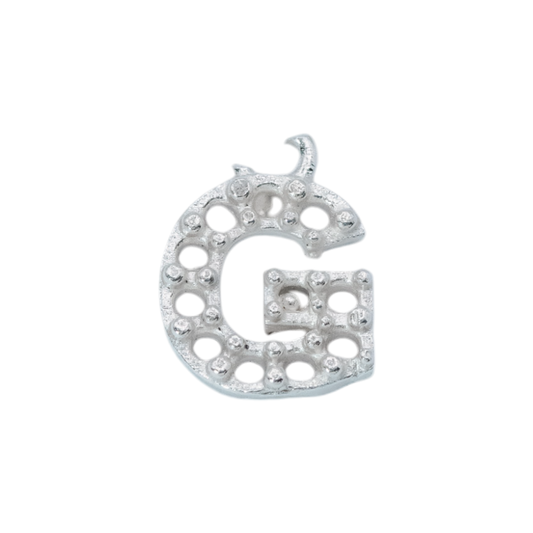 10mm Letter G Pendant Casting