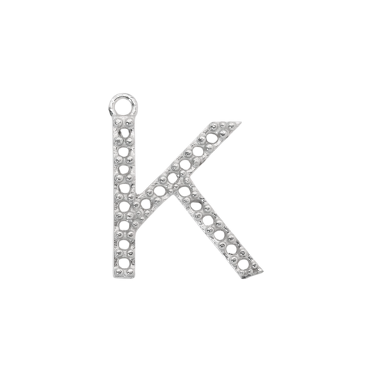 15mm Letter K Pendant Casting