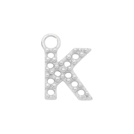 10mm Letter K Pendant Casting