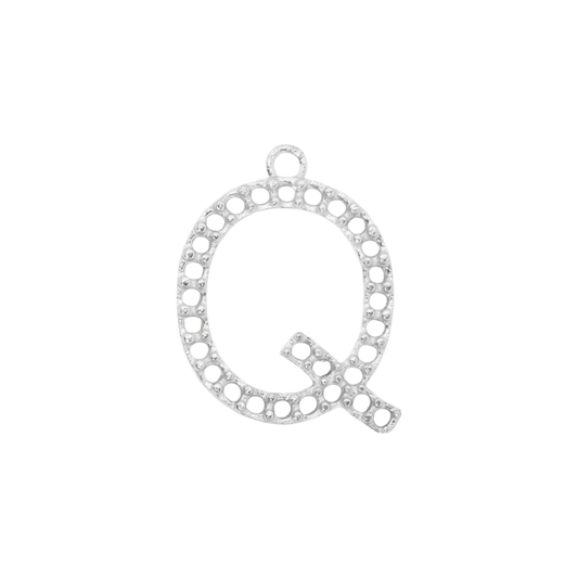 15mm Letter Q Pendant Casting