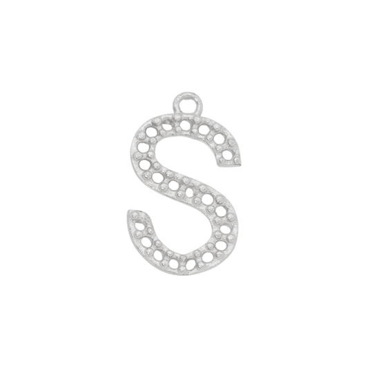 15mm Letter S Pendant Casting