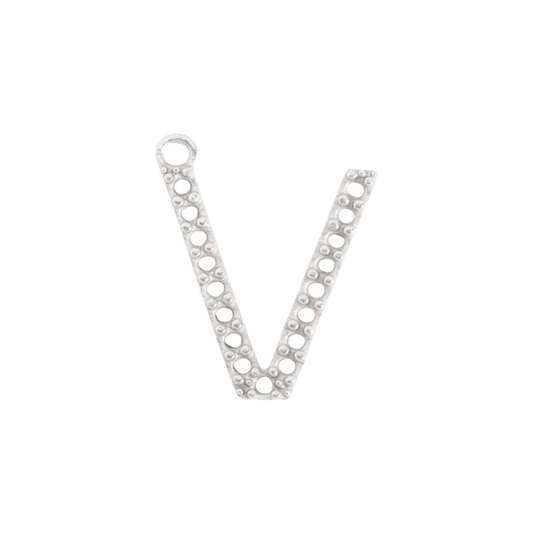 15mm Letter V Pendant Casting