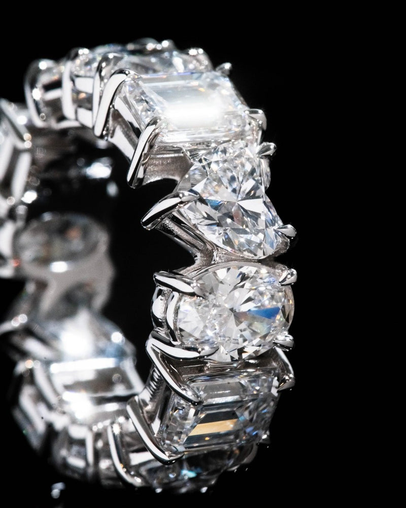 Mixed-cut eternity band