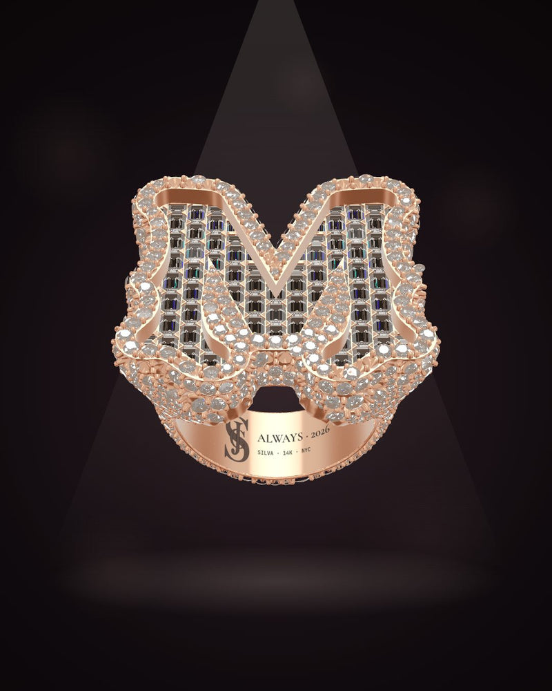 M ring, finished